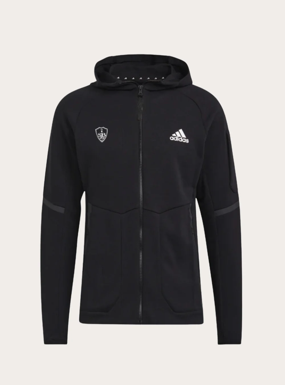 Veste zippée homme noir